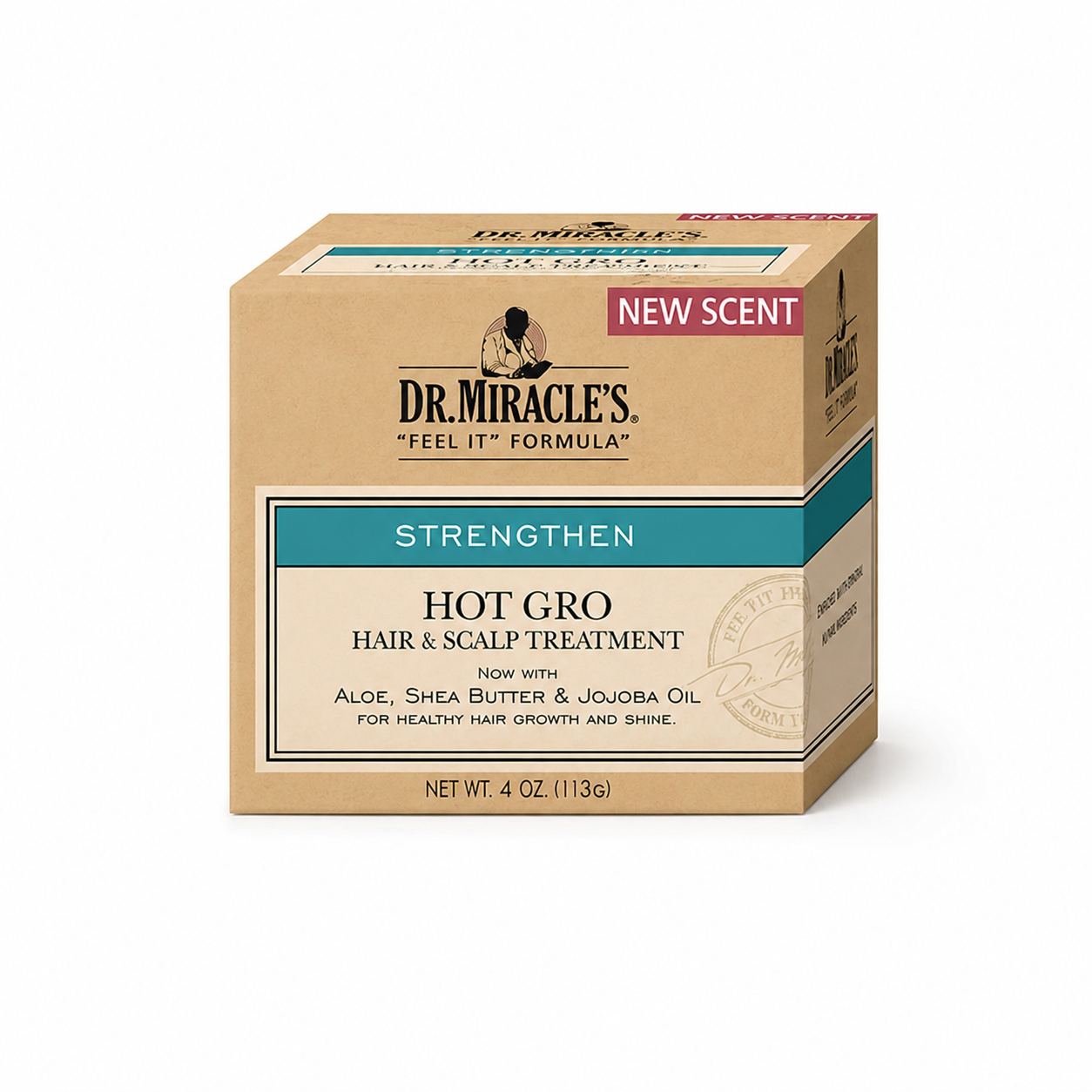 Dr. Miracle's Hot Gro Hair and Scalp Treatment Conditioner Strengthen Formula 113g