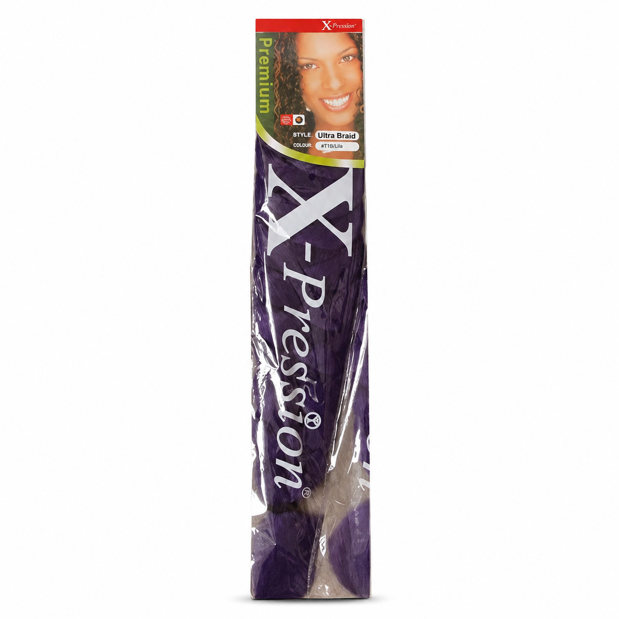 X-Pression Ultra Braid #T1B Lila 208cm