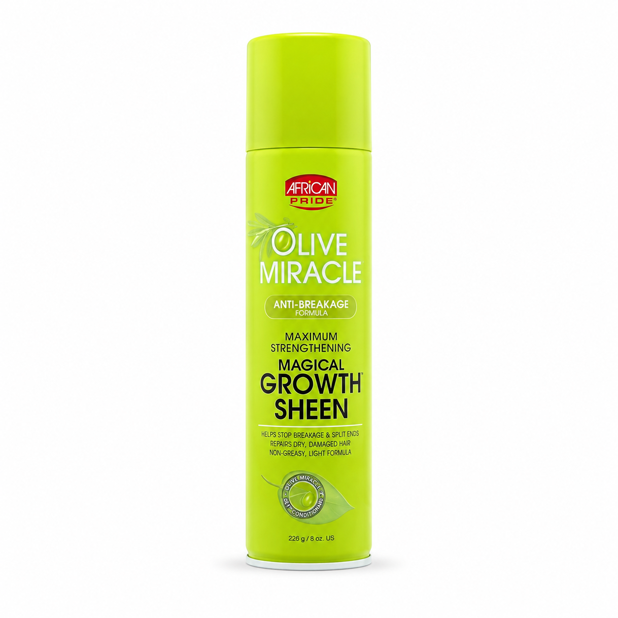 African Pride Olive Miracle Growth Sheen Spray 236ml