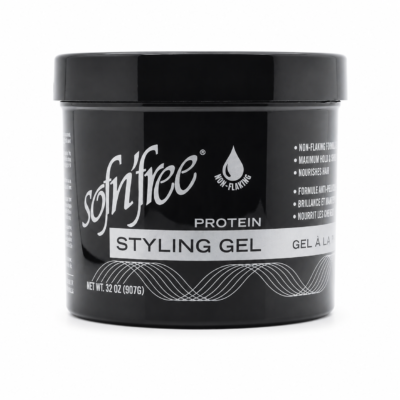 Sofn'free Non-Flocculent Protein Styling Gel Black 180ml