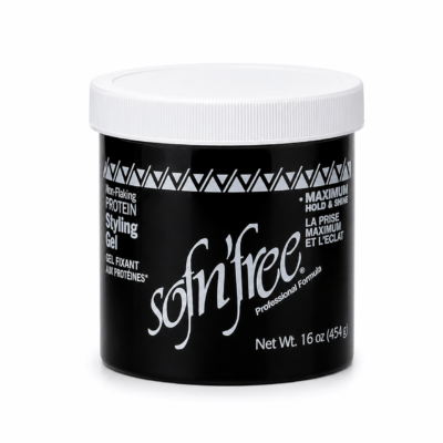 Sofn'free Non-Flake Protein Styling Gel Black 500ml