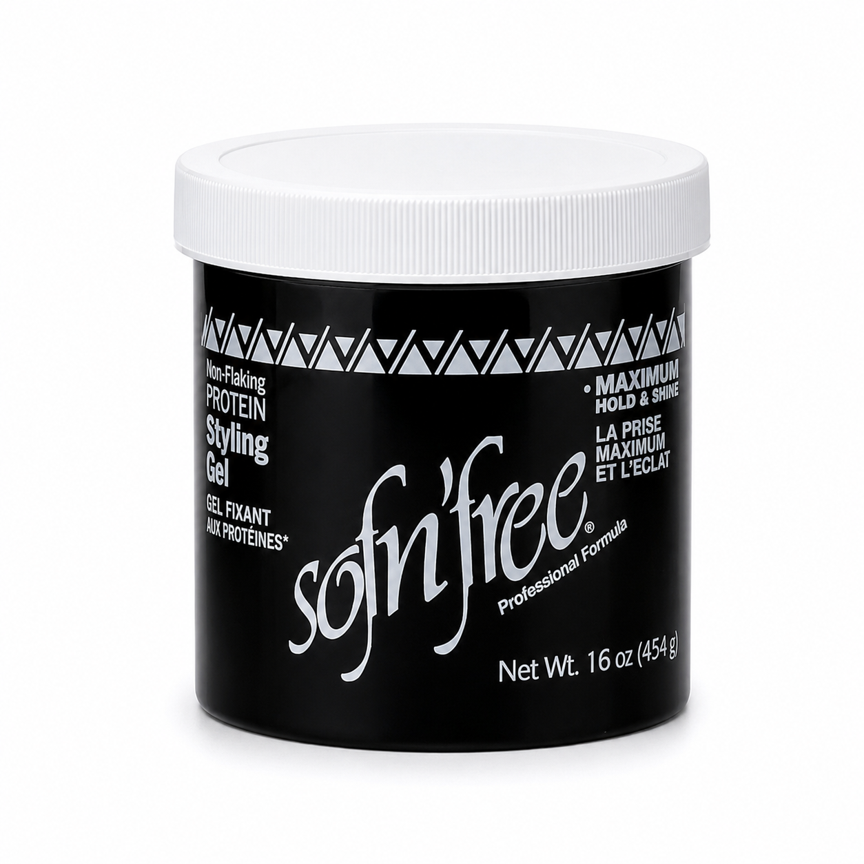 Sofn'free Non-Flake Protein Styling Gel Black 500ml