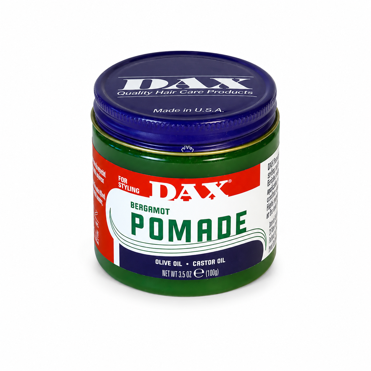 DAX Bergamot Pomade with Lanolin 100g