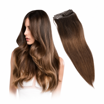 Dream Hair CO Str 8 pieces &17 clips on 18:30 human hair