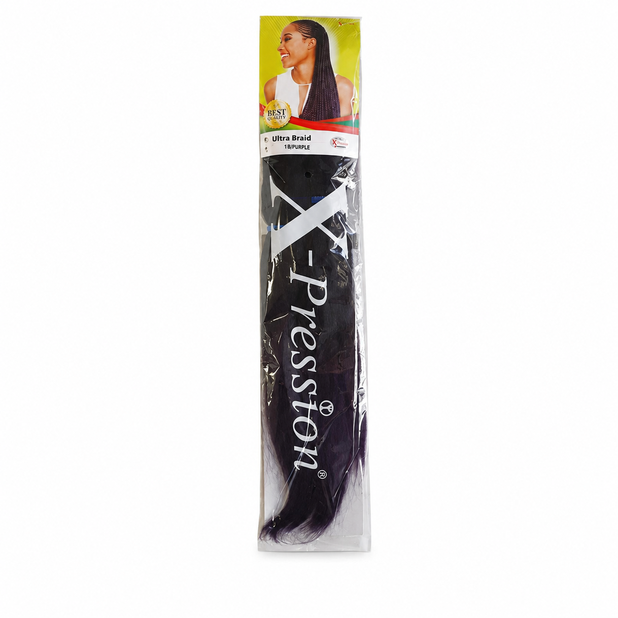 X-Pression Ultra Braid #T1B Purple 116cm