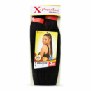 X-Pression 2x Ultra Braid Pre-Stretched Burg 116cm
