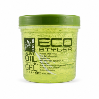 Eco Style Olive Oil Styling Gel Max Hold Alcohol free Green 473ml