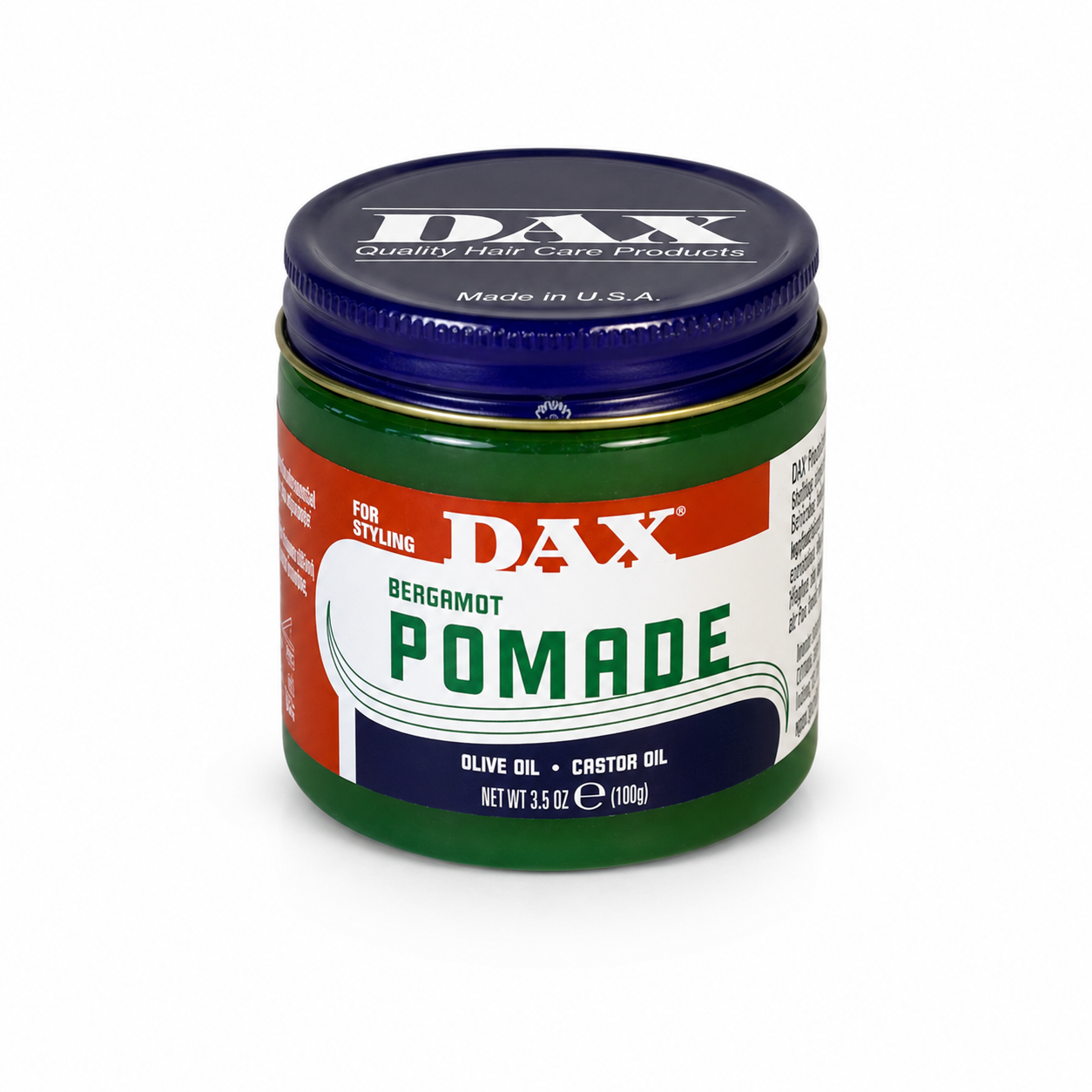 DAX Bergamot Pomade Olive Oil 213g 7.5oz