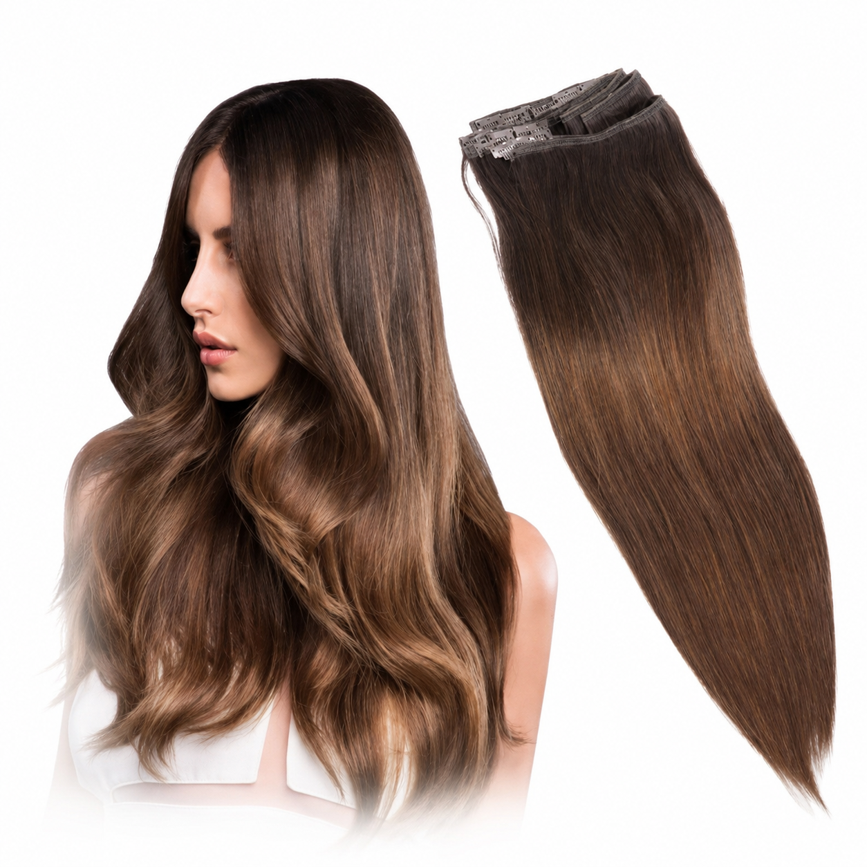 Dream Hair CO Str 8 Pcs & 17 Clips On 18 :24