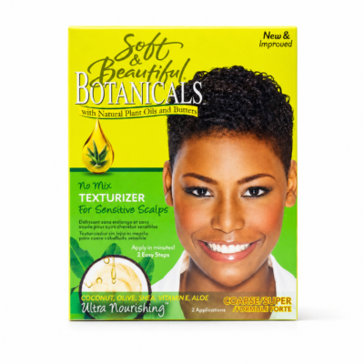 Soft and Beautiful Botanicals No Mix Texturizer Coarse, 2 Applications