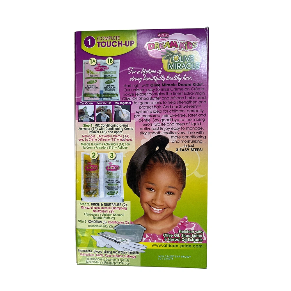 African Pride Dream Kids Olive Miracle No-Lye Relaxer for Children Coarse - Image 2