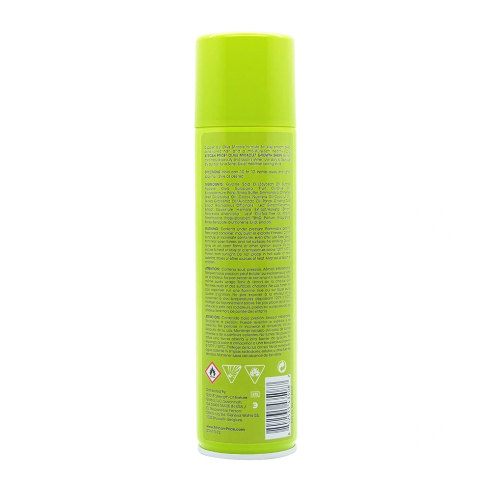 African Pride Olive Miracle Growth Sheen Spray 236ml - Image 3