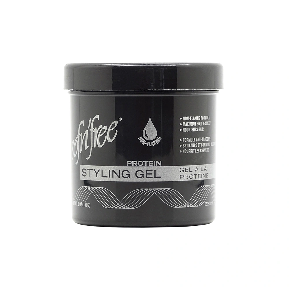 Sofn'free Non-Flake Protein Styling Gel Black 177ml - Image 2