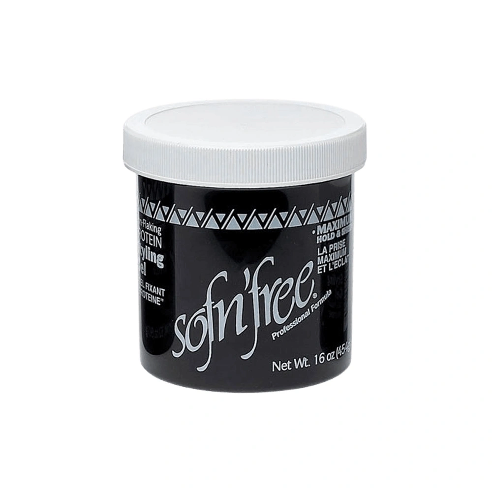 Sofn'free Non-Flake Protein Styling Gel Black 500ml - Image 2
