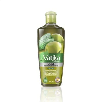 Vatika Naturals Olive Multivitamin Hair Oil – Anti-Frizz 200 ml