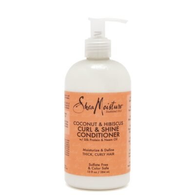Shea Moisturizing coconut oil and hibiscus conditioner 384 ml